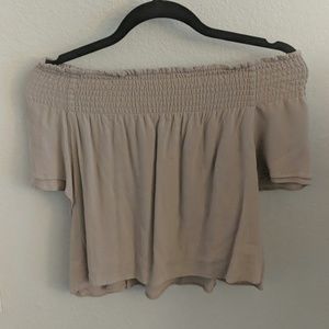 Adorable off the shoulder blouse